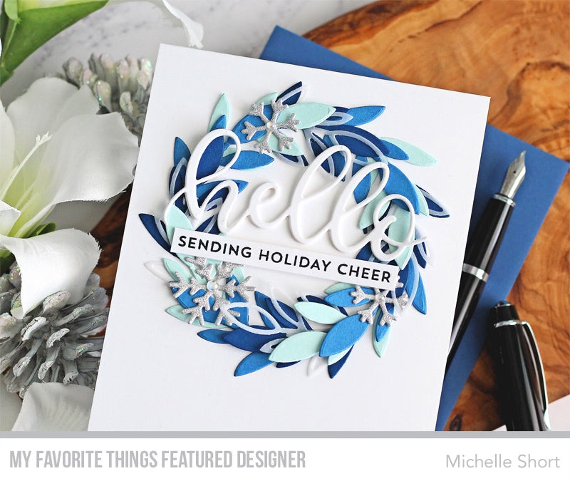 Handmade card from Michelle Short featuring products from My Favorite things #mftstamps