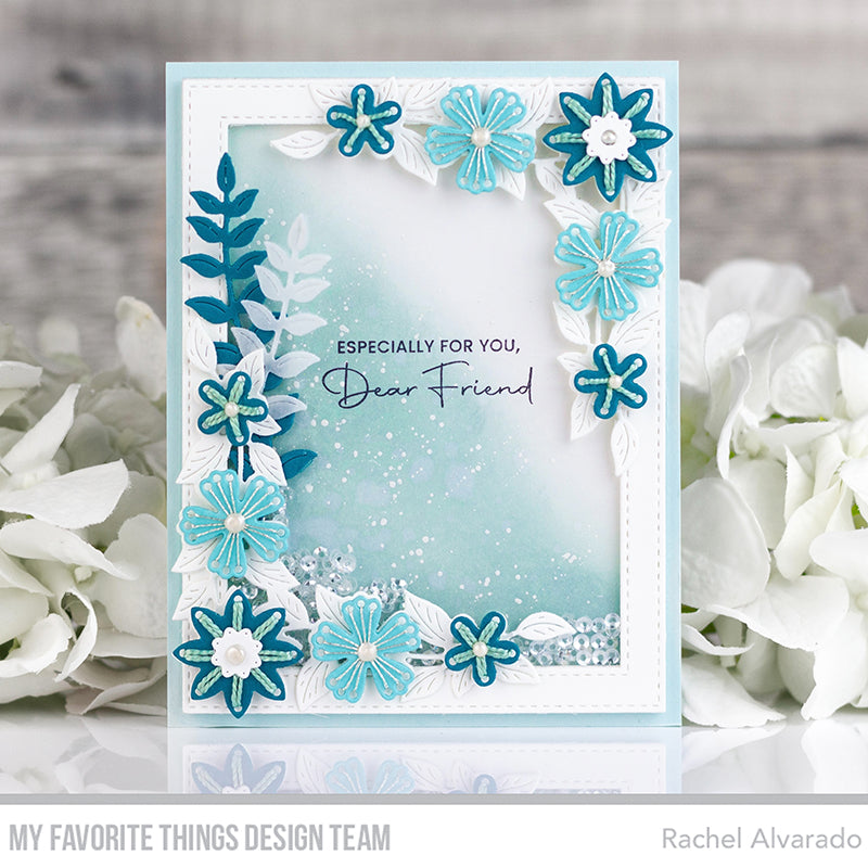 Handmade card from Rachel Alvarado featuring products from My Favorite Things #mftstamps