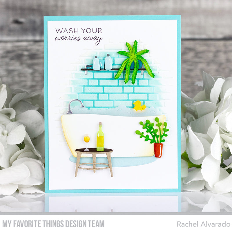 Handmade card from Rachel Alvarado featuring products from My Favorite Things #mftstamps