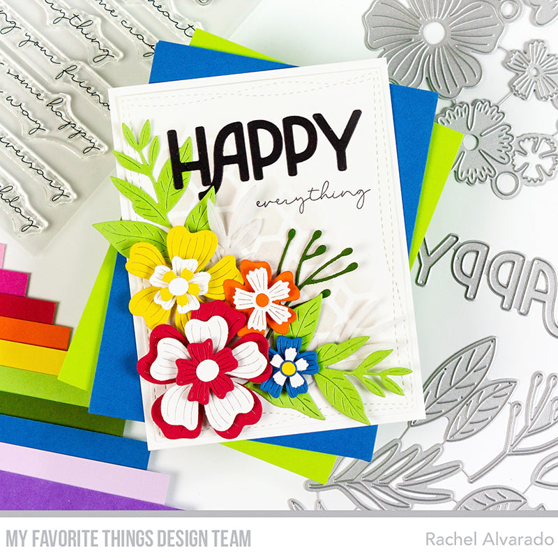 Handmade card from Rachel Alvarado featuring products from My Favorite Things #mftstamps