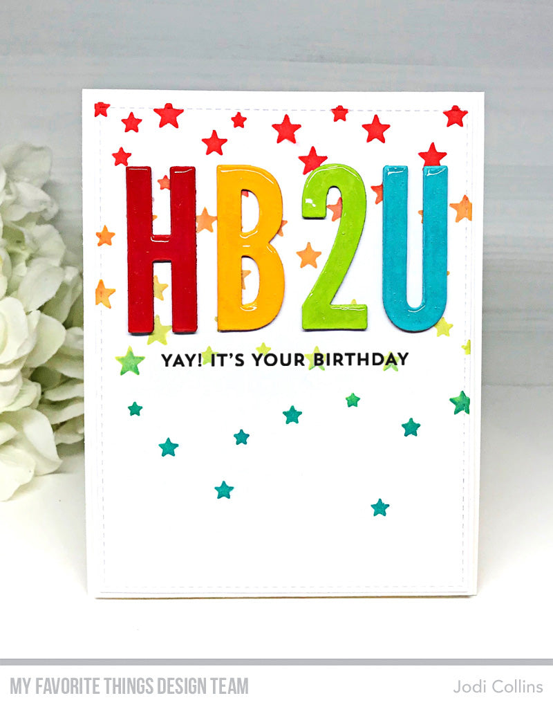 Handmade card from Jodi Collins featuring products from My Favorite Things #mftstamps