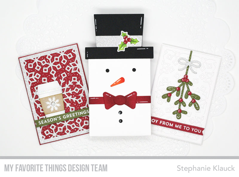 Handmade gift card holders from Stephanie Klauck featuring products from My Favorite Things #mftstamps