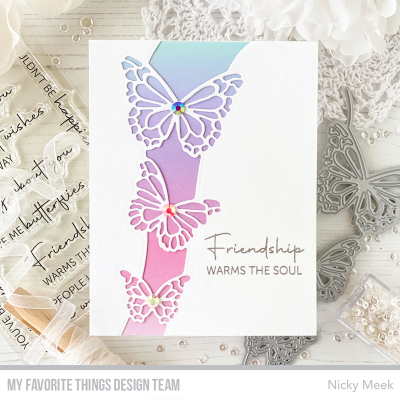 Handmade card from Nicky Meek featuring products from My Favorite Things #mftstamps