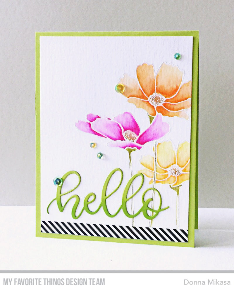 Handmade card from Donna Mikasa featuring products from My Favorite Things #mftstamps