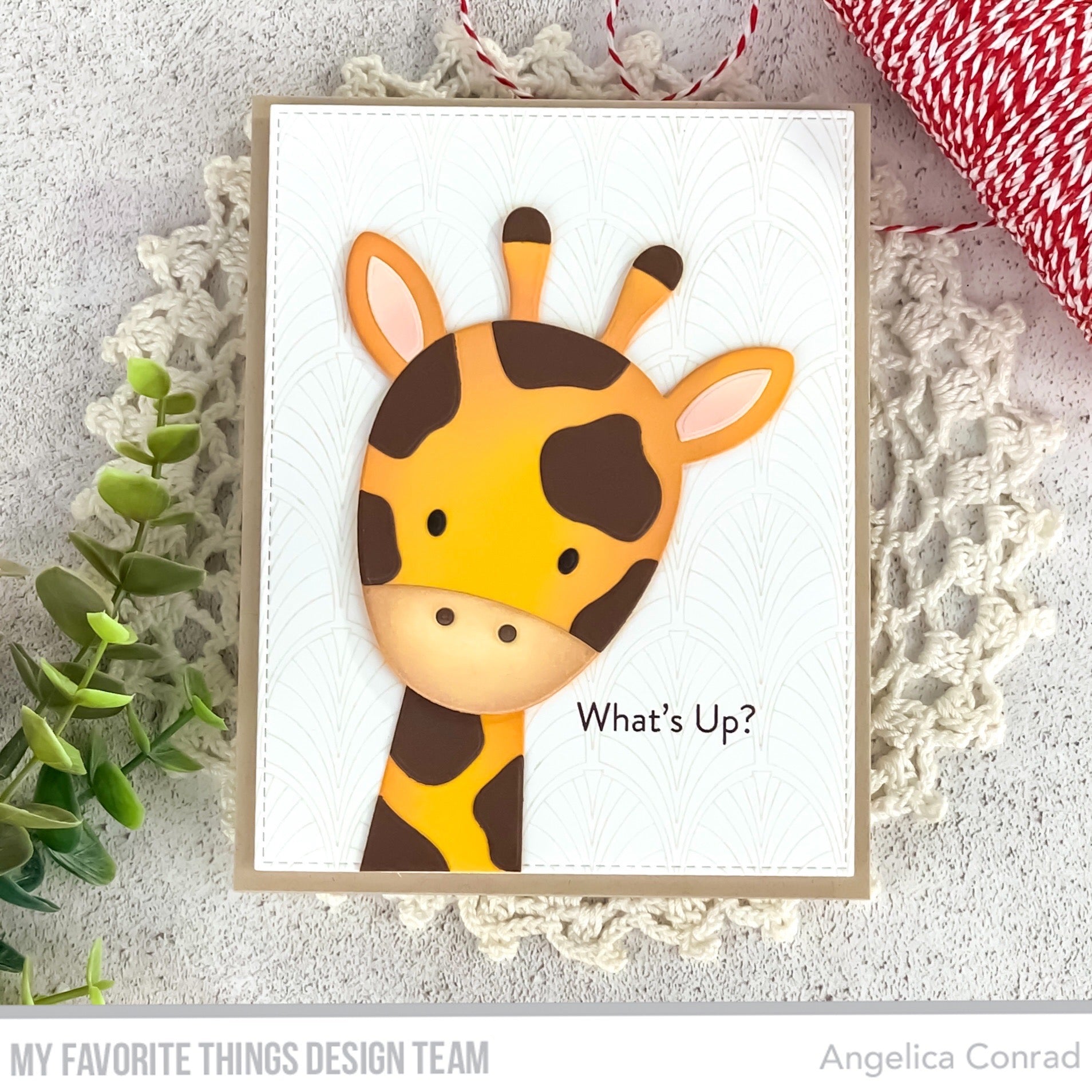 Handmade card from Angelica Conrad featuring products from My Favorite Things #mftstamps