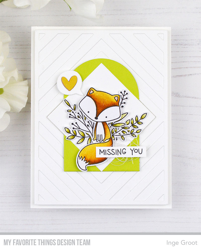 Handmade card from Inge Groot featuring products from My Favorite Things #mftstamps