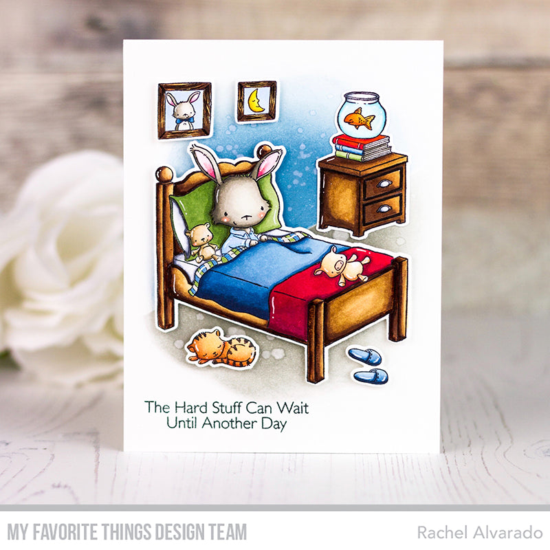 Handmade card from Rachel Alvarado featuring products from my Favorite Things #mftstamps