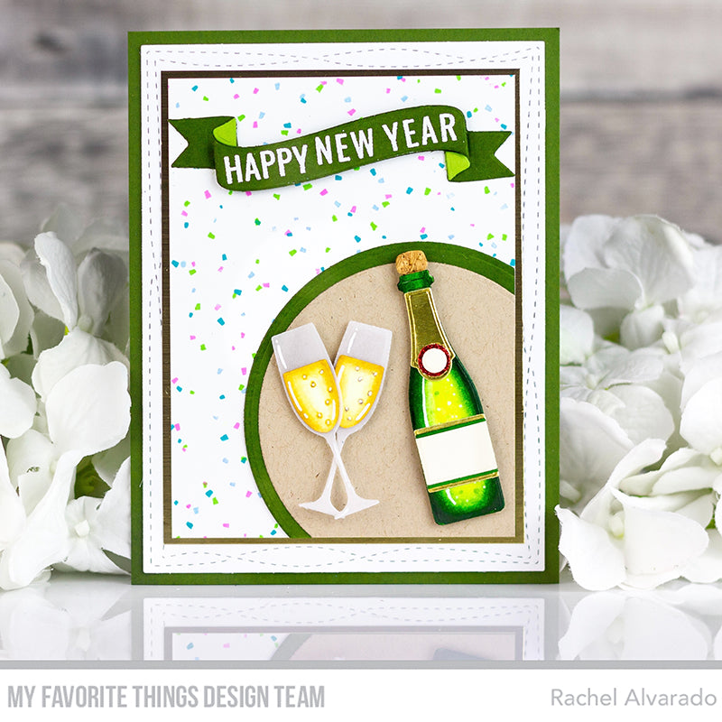 Handmade card from Rachel Alvarado featuring products from My Favorite Things #mfstamps