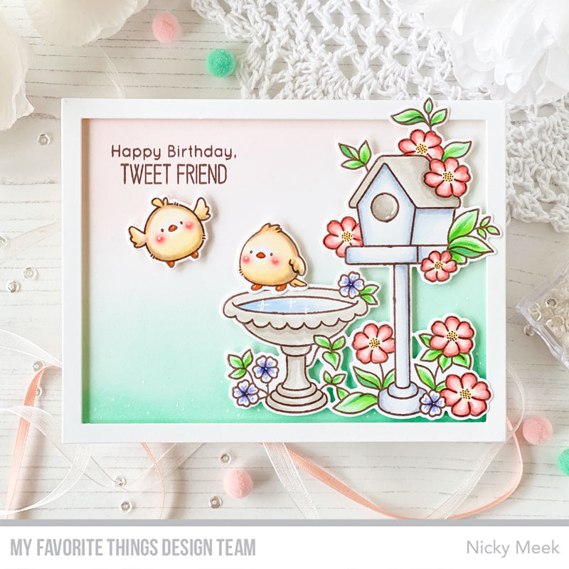 Handmade card from Nicky Meek featuring products from My Favorite Things #mftstamps