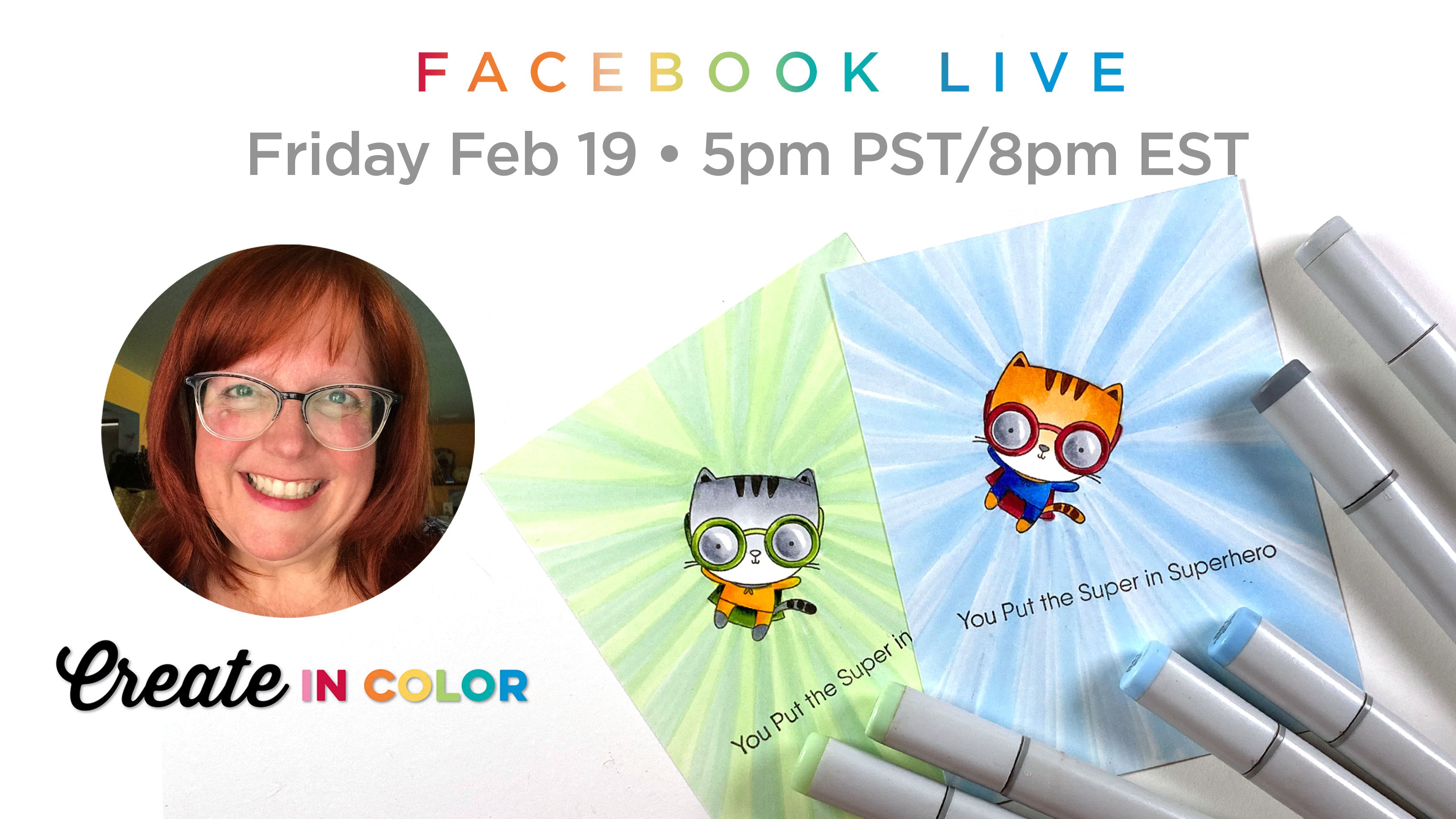 Facebook Live event with Sandy Allnock featuring products from My Favorite Things #mftstamps