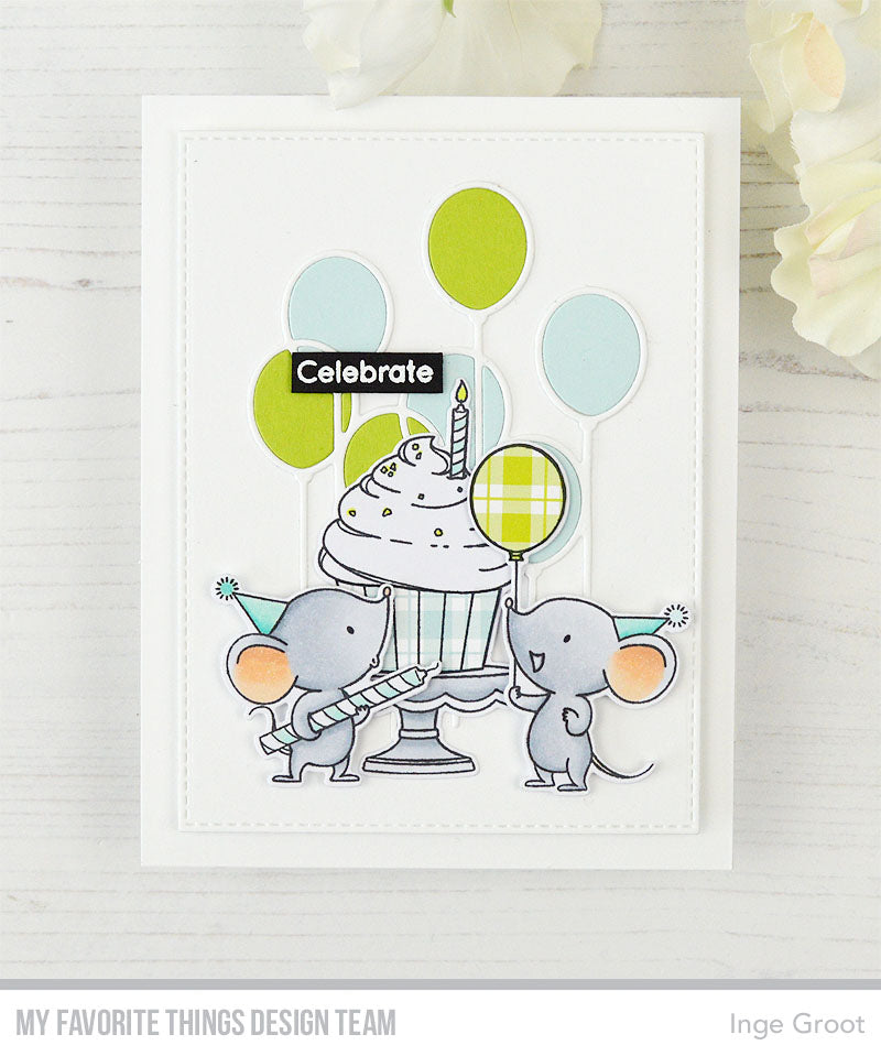 Handmade card from Inge Grootfeaturing products from My Favorite Things #mftstamps