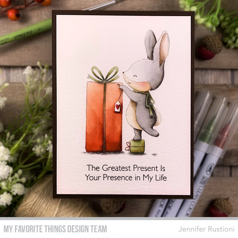 Handmade card from Jennifer Rustioni featuring products from My Favorite Things #mftstamps