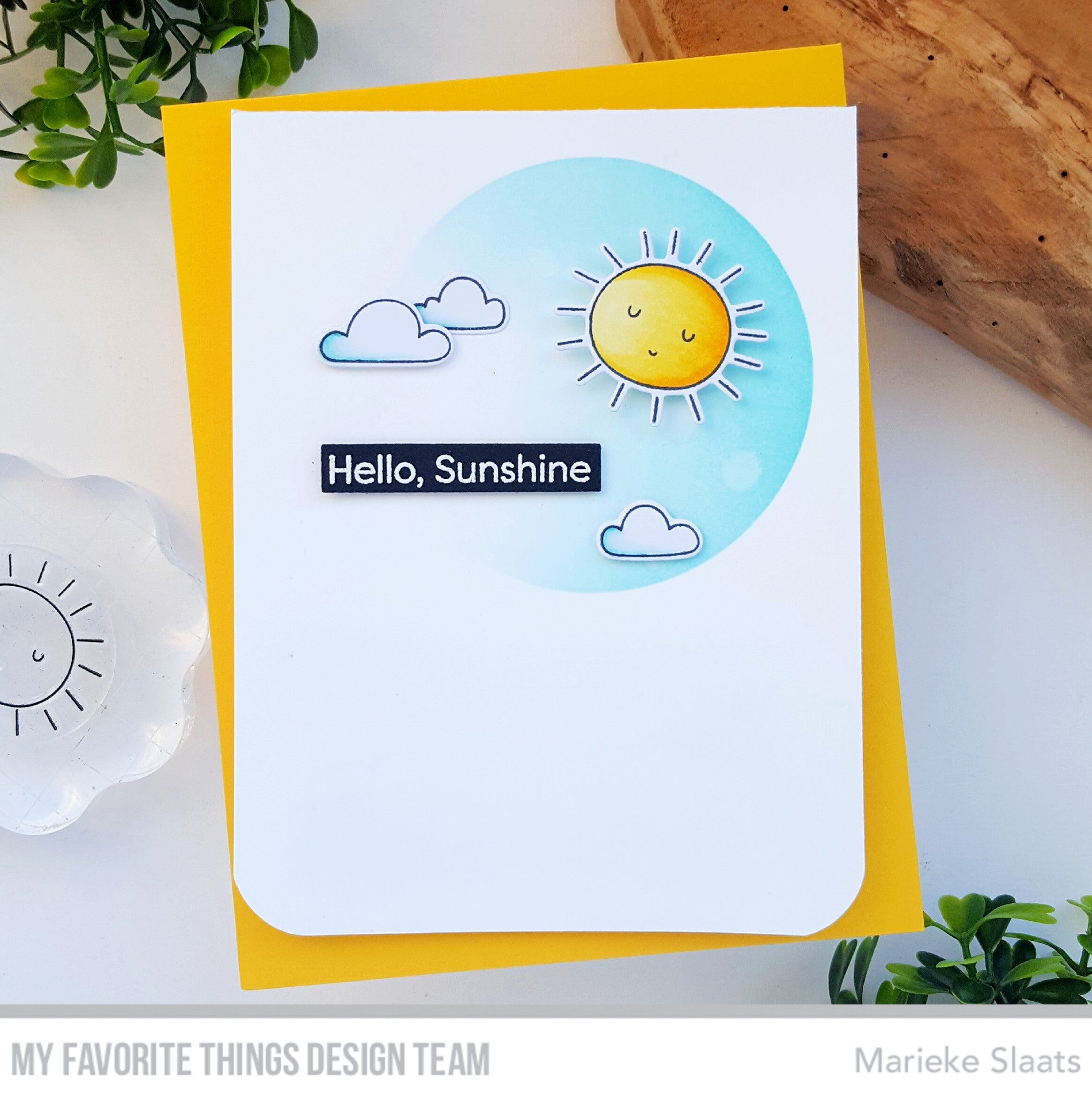 Handmade card from Marieke Slaats featuring products from My Favorite Things #mftstamps