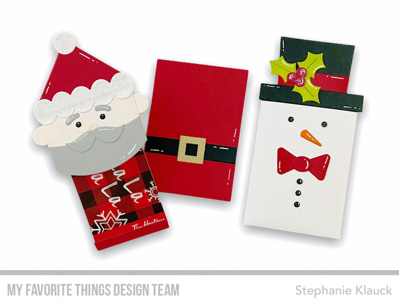 Handmade #giftcard holders from Stephanie Klauck featuring products from My Favorite Things #mftstamps
