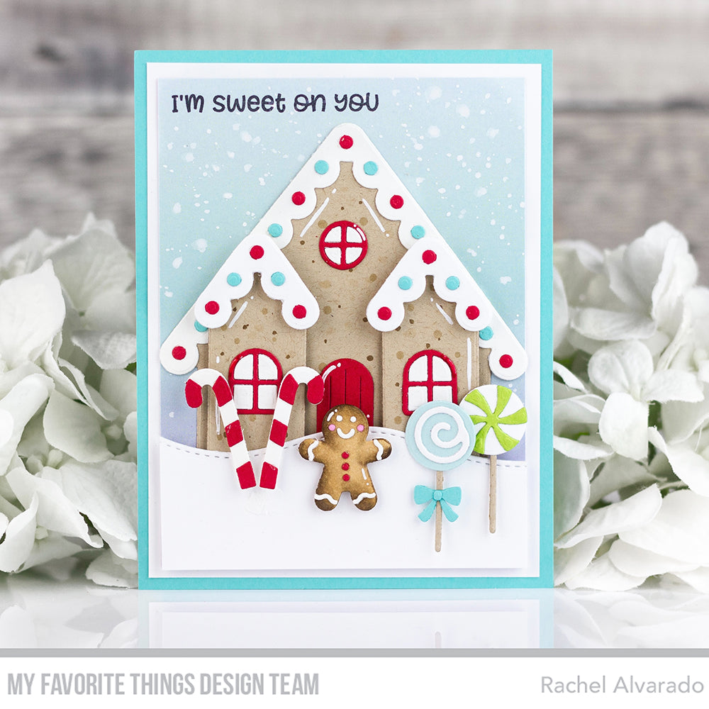 Handmade card from Rachel Alvarado featuring products from My Favorite Things #mftstamps