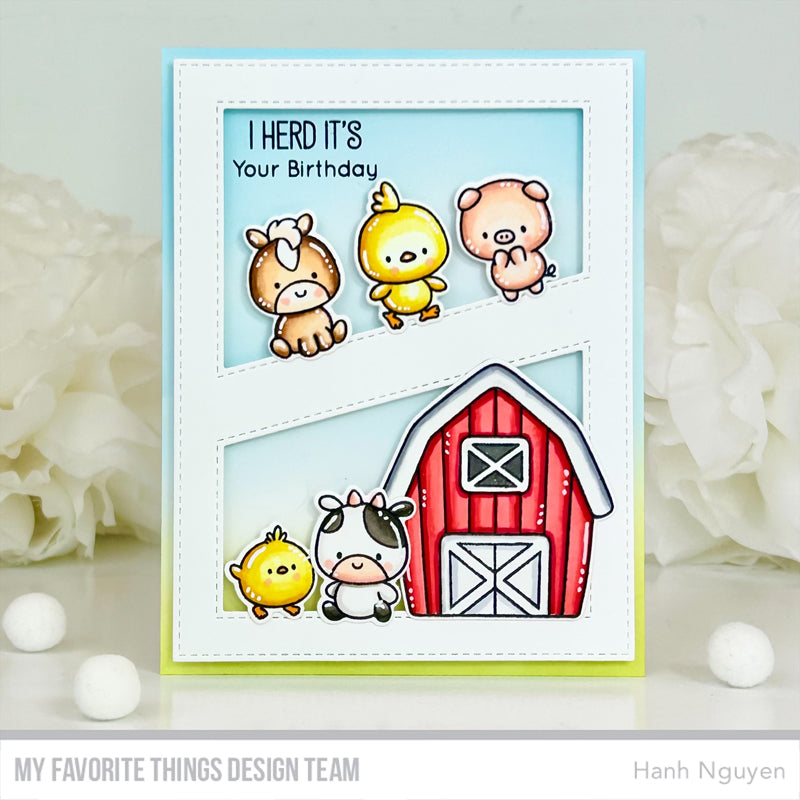 Handmade card from Hanh Nguyen featuring products from My Favorite Things #mftstamps