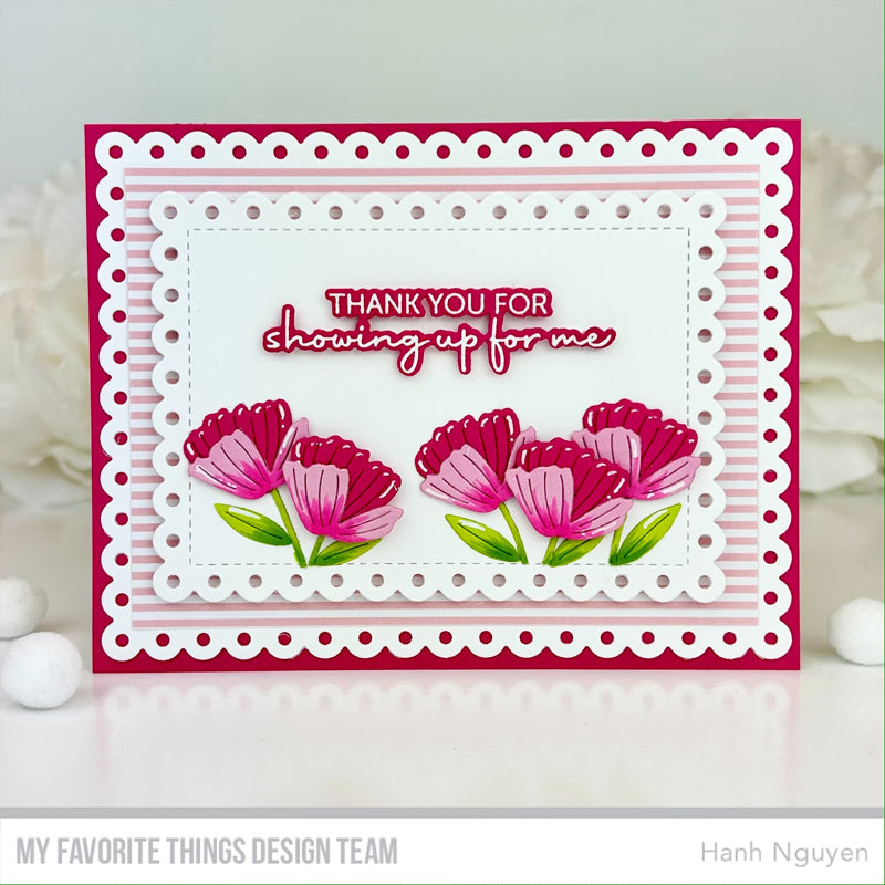 Handmade card from Hanh Nguyen featuring products from My Favorite Things #mftstamps