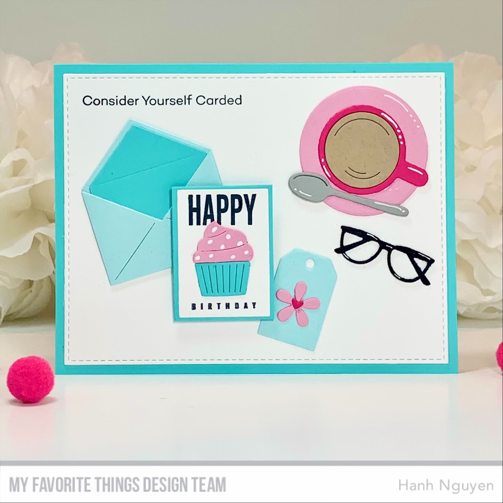 Handmade card from Hanh Nguyen featuring products from My Favorite Things #mftstamps
