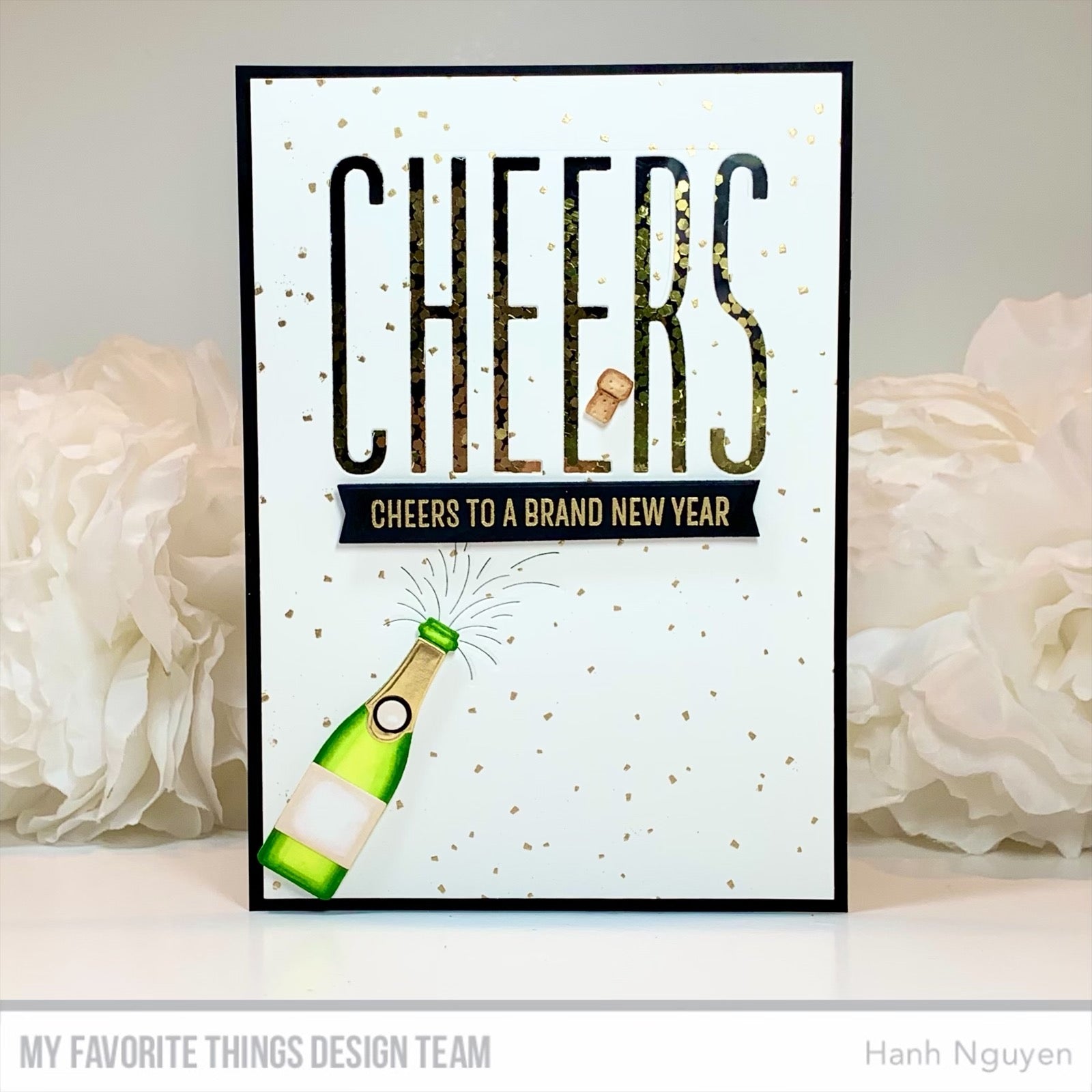 Handmade card from Hanh Nguyen featuring products from My Favorite Things #mfstamps