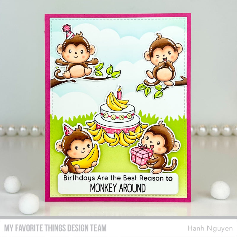 Handmade card from Hanh Nguyen featuring products from My Favorite Things #mftstamps