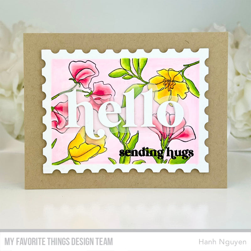 Handmade card from Hanh Nguyen featuring products from My Favorite Things #mftstamps