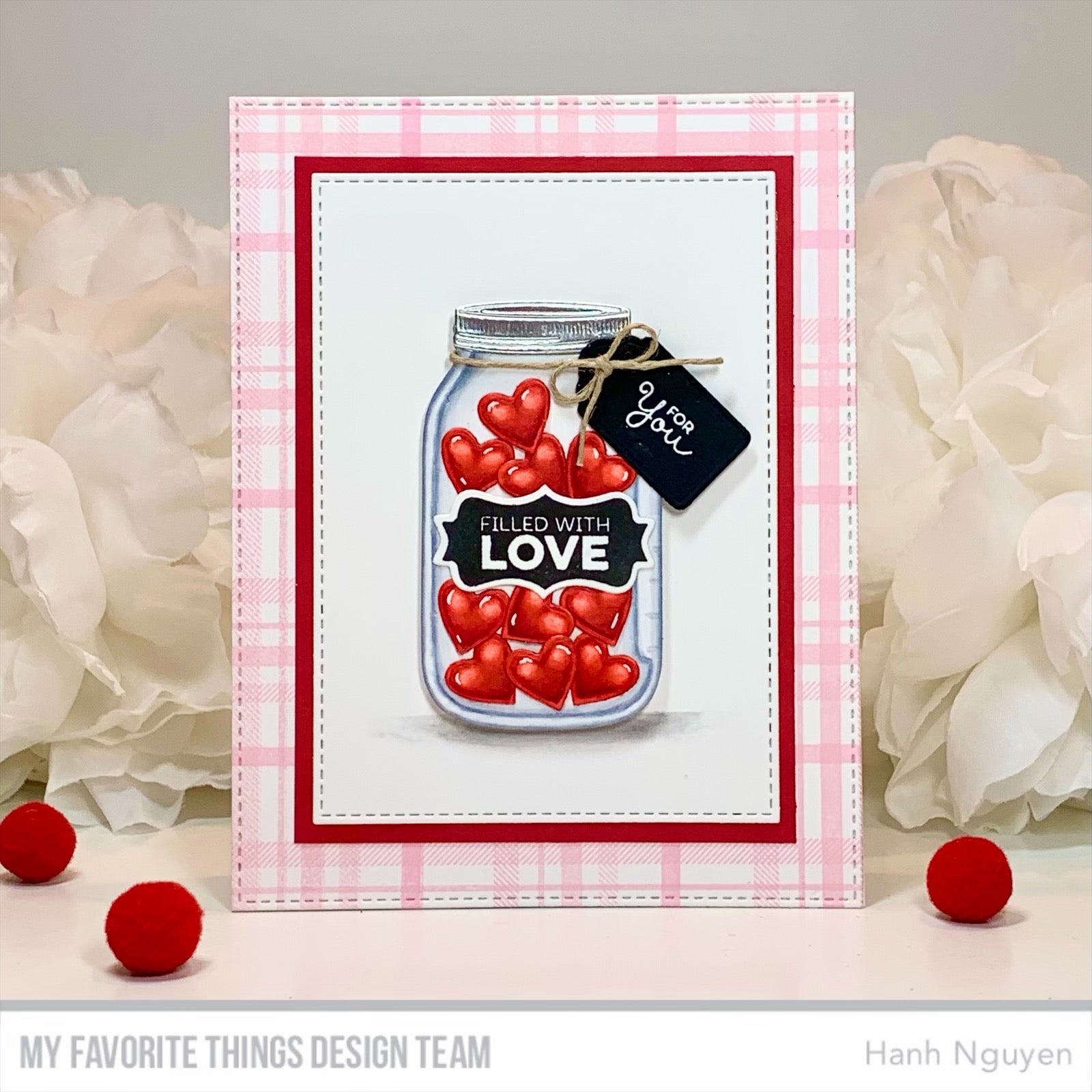 Handmade card from Hanh Nguyen featuring products from My Favorite Things #mftstamps