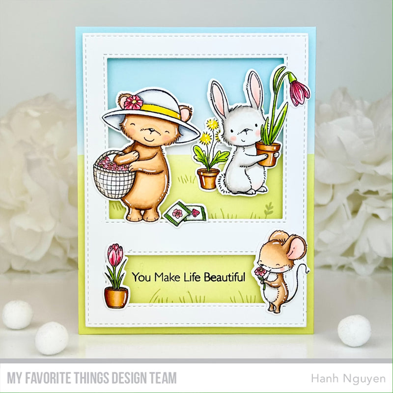 Handmade card from Hanh Nguyen featuring products from My Favorite Things #mftstamps