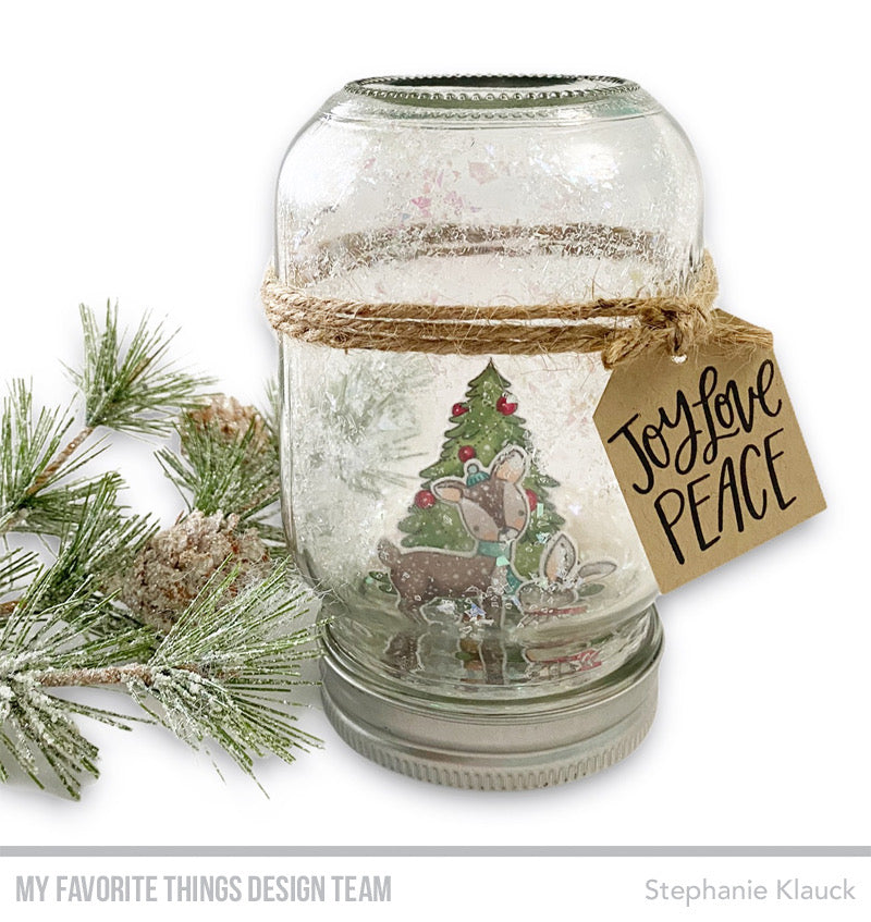 Handmade #christmasfavor from Stephanie Klauck featuring products from My Favorite Things #mftstamps