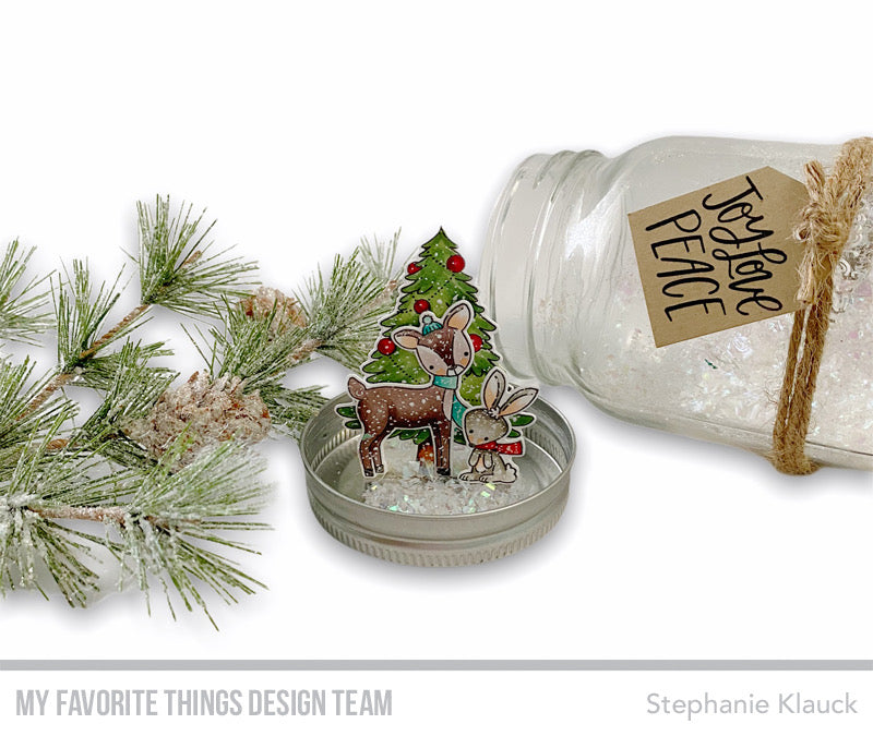 Handmade #christmasfavor from Stephanie Klauck featuring products from My Favorite Things #mftstamps