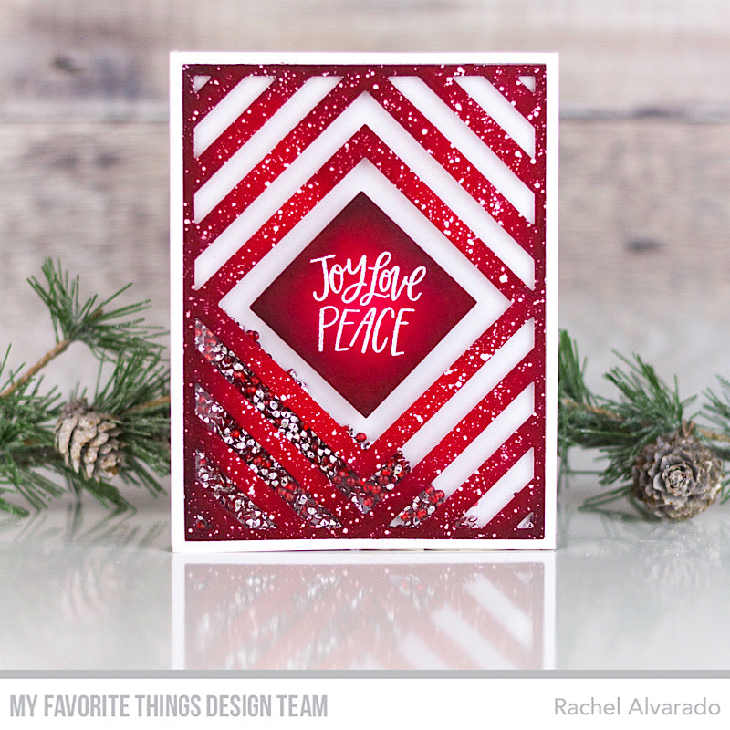 Handmade card from Rachel Alvarado featuring products from My Favorite Things #mftstamps