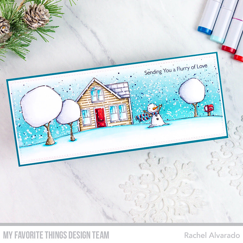 Handmade card from Rachel Alvarado featuring products from My Favorite Things #mftstamps