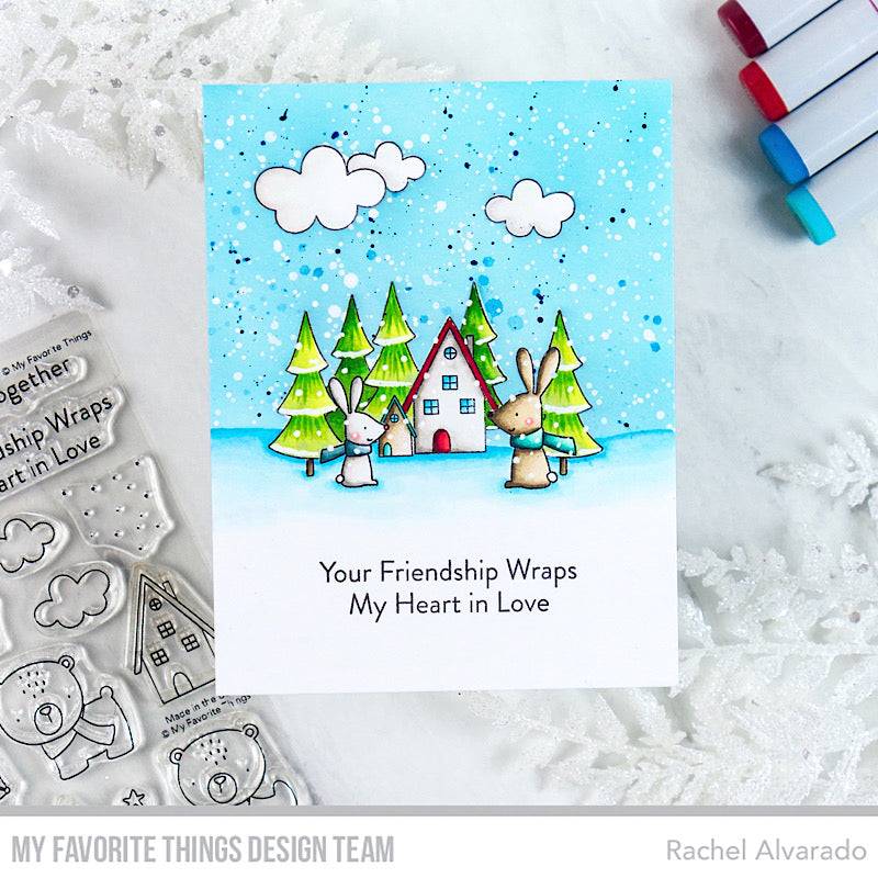 Handmade card from Rachel Alvarado featuring products from My Favorite Things #mftstamps