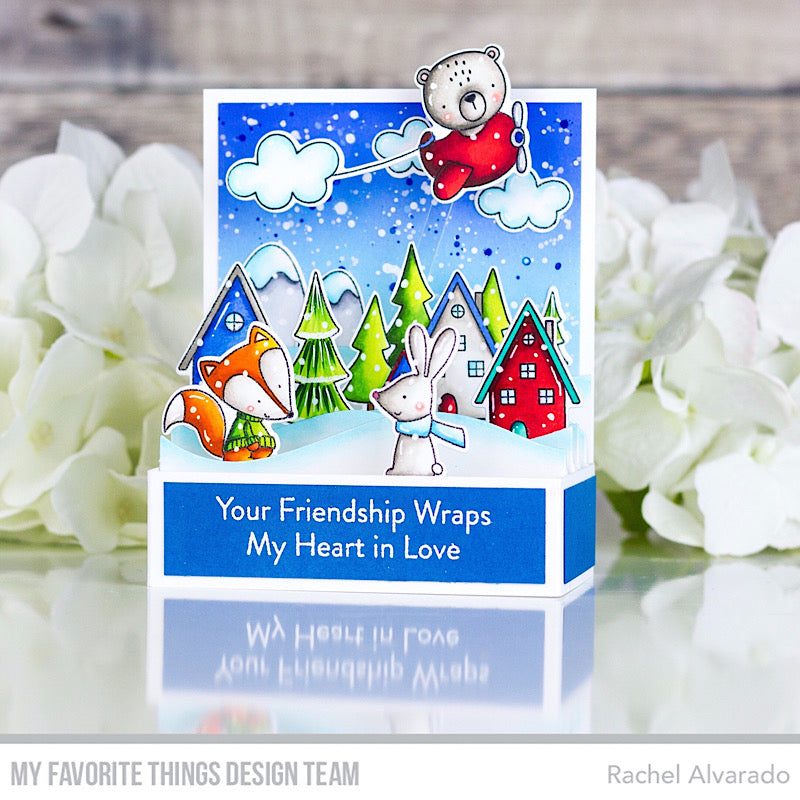 Handmade card from Rachel Alvarado featuring products from My Favorite Things #mftstamps