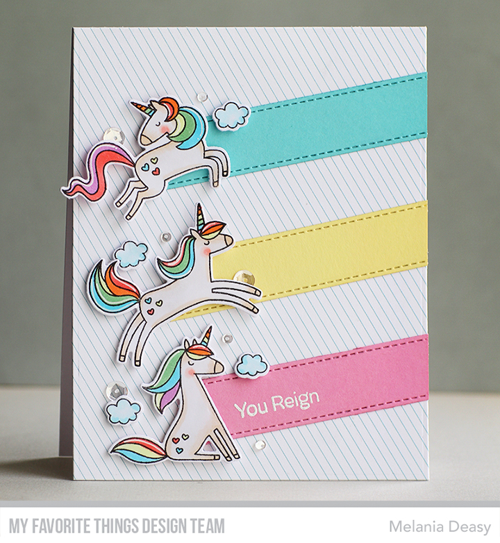 Handmade card from Melania Deasy featuring products from My Favorite Things #mftstamps