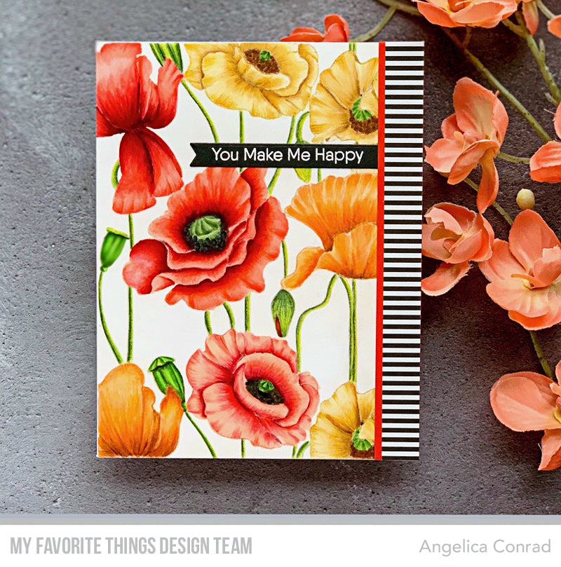 Handmade card from Angelica Conrad featuring products from My Favorite Things #mftstamps