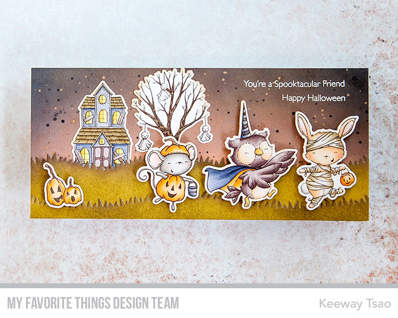 Handmade card from Keeway Tsao featuring products from My Favorite Things #mftstamps