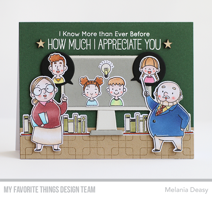 Handmade card from Melania Deasy featuring products from My Favorite Things #mftstamps