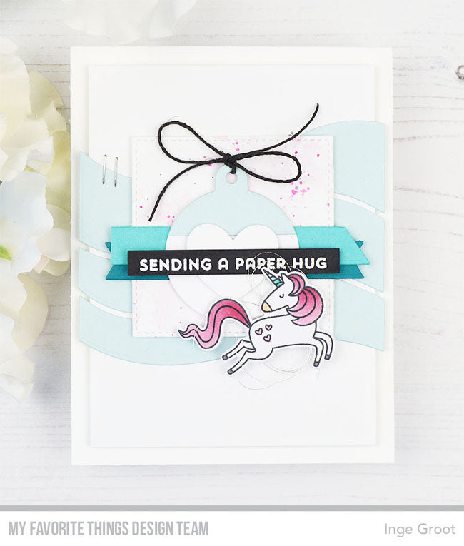 Handmade card from Inge groot featuring products from My Favorite Things #mftstamps