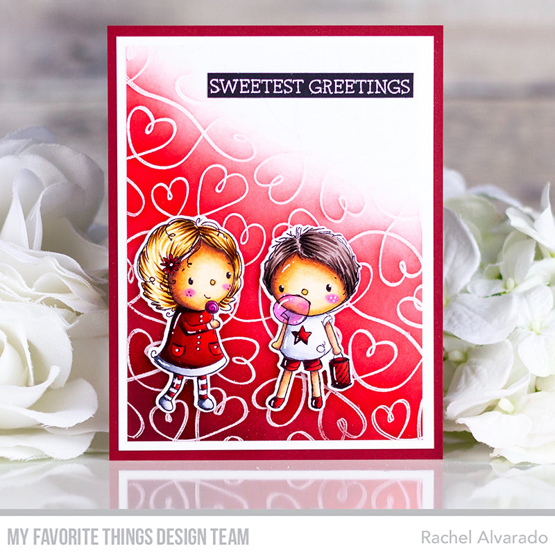 Handmade card from Rachel Alvarado featuring products from My Favorite Things #mftstamps