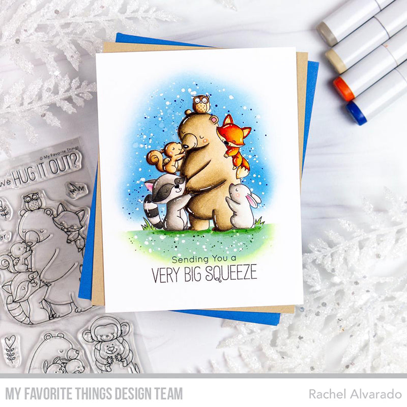 Handmade card from Rachel Alvarado featuring products from My Favorite Things #mftstamps