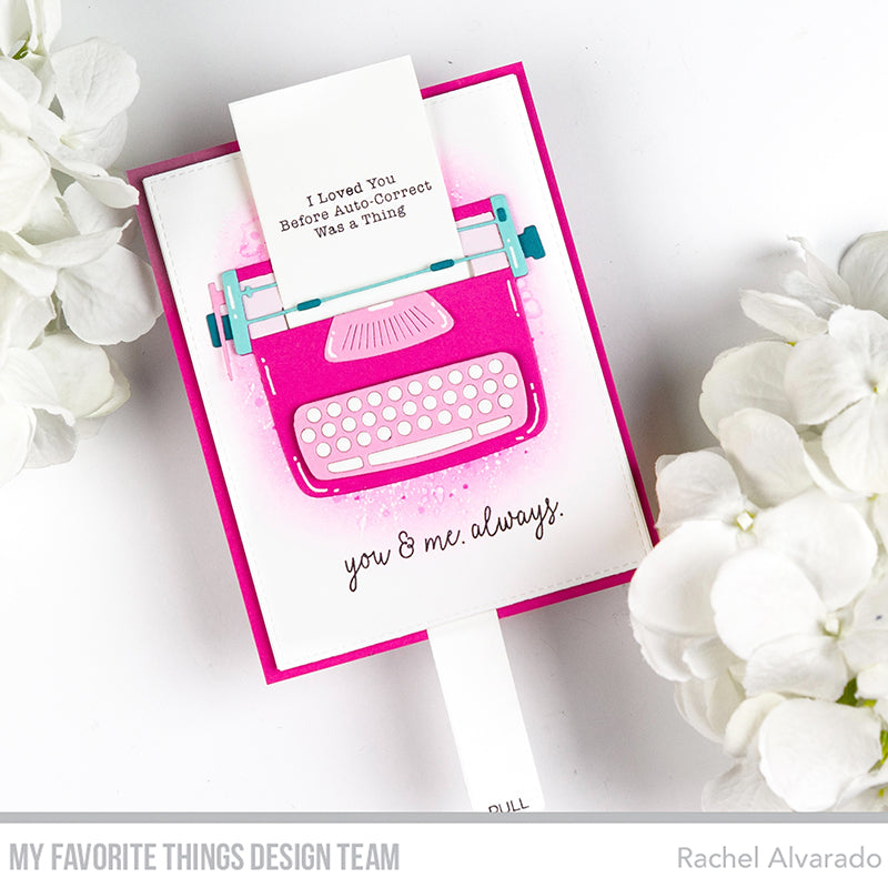 Handmade card from Rachel Alvarado featuring products from My Favorite Things #mftstamps