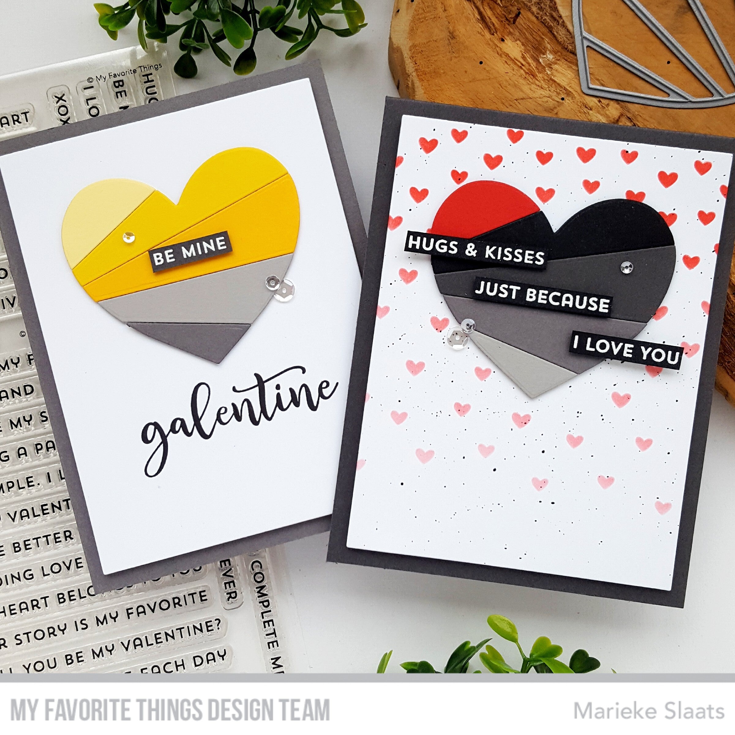 Handmade cards from Marieke Slaats featuring products from My Favorite Things #mftstamps