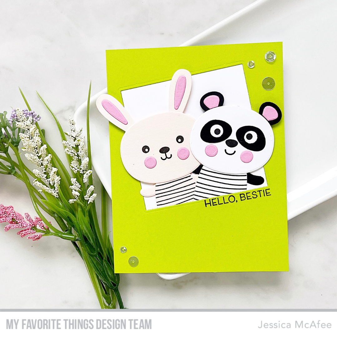 Handmade card from Jessica McAfee featuring products from My Favorite Things #mftstamps
