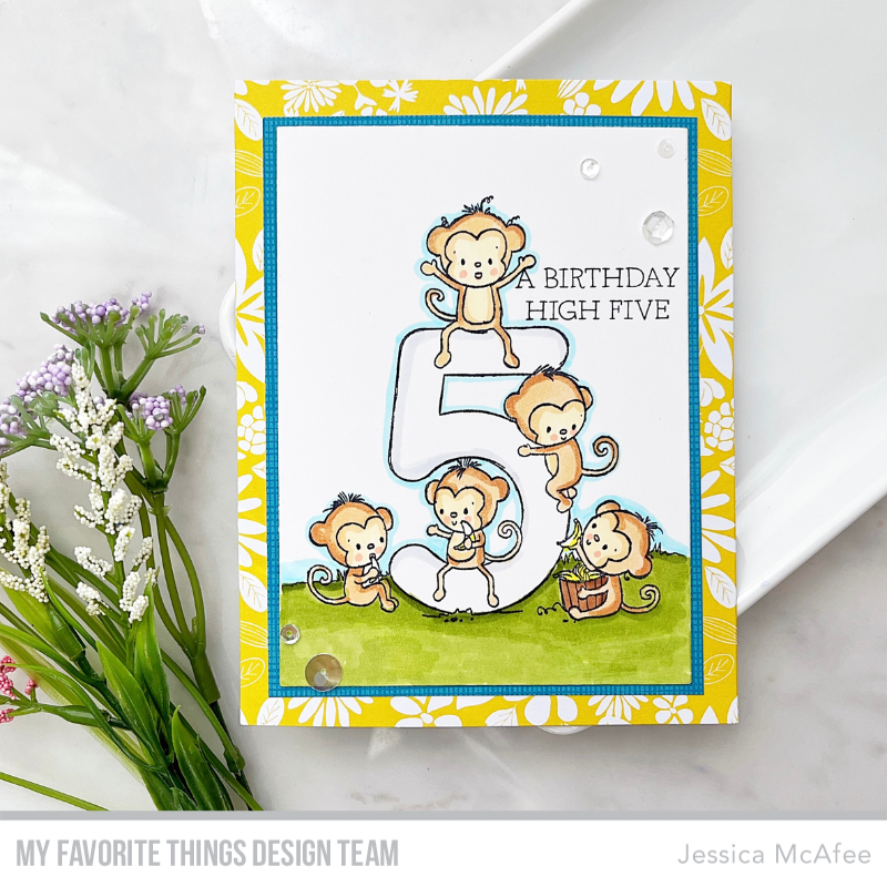 Handmade card from Jessica McAfee featuring products fromMy Favorite Things #mftstamps