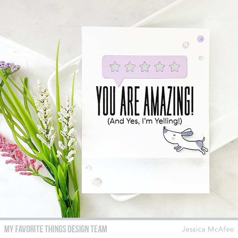 Handmade card from Jessica McAfee featuring products from My Favorite Things #mftstamps