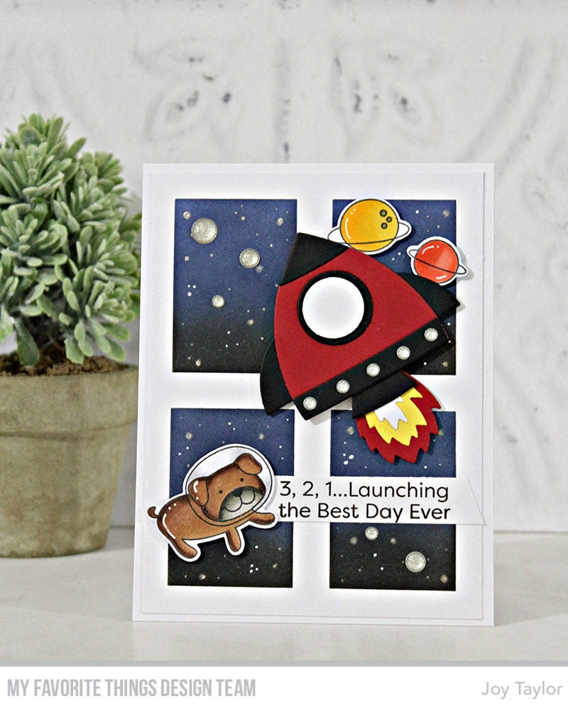 Handmade card from Joy Taylor featuring products from My Favorite Things #mftstamps