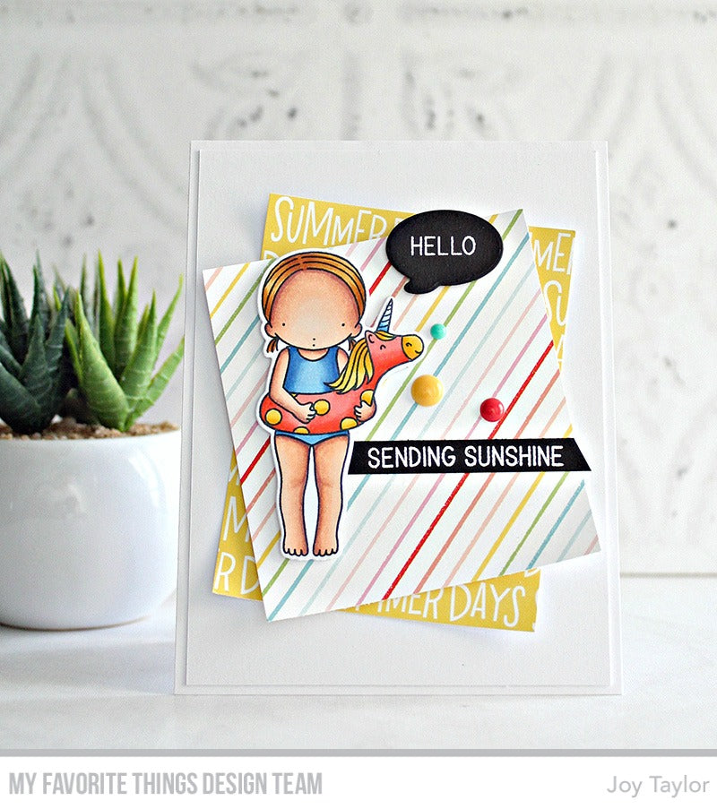 Handmade card from Joy Taylor featuring products from my favorite Things #mftstamps