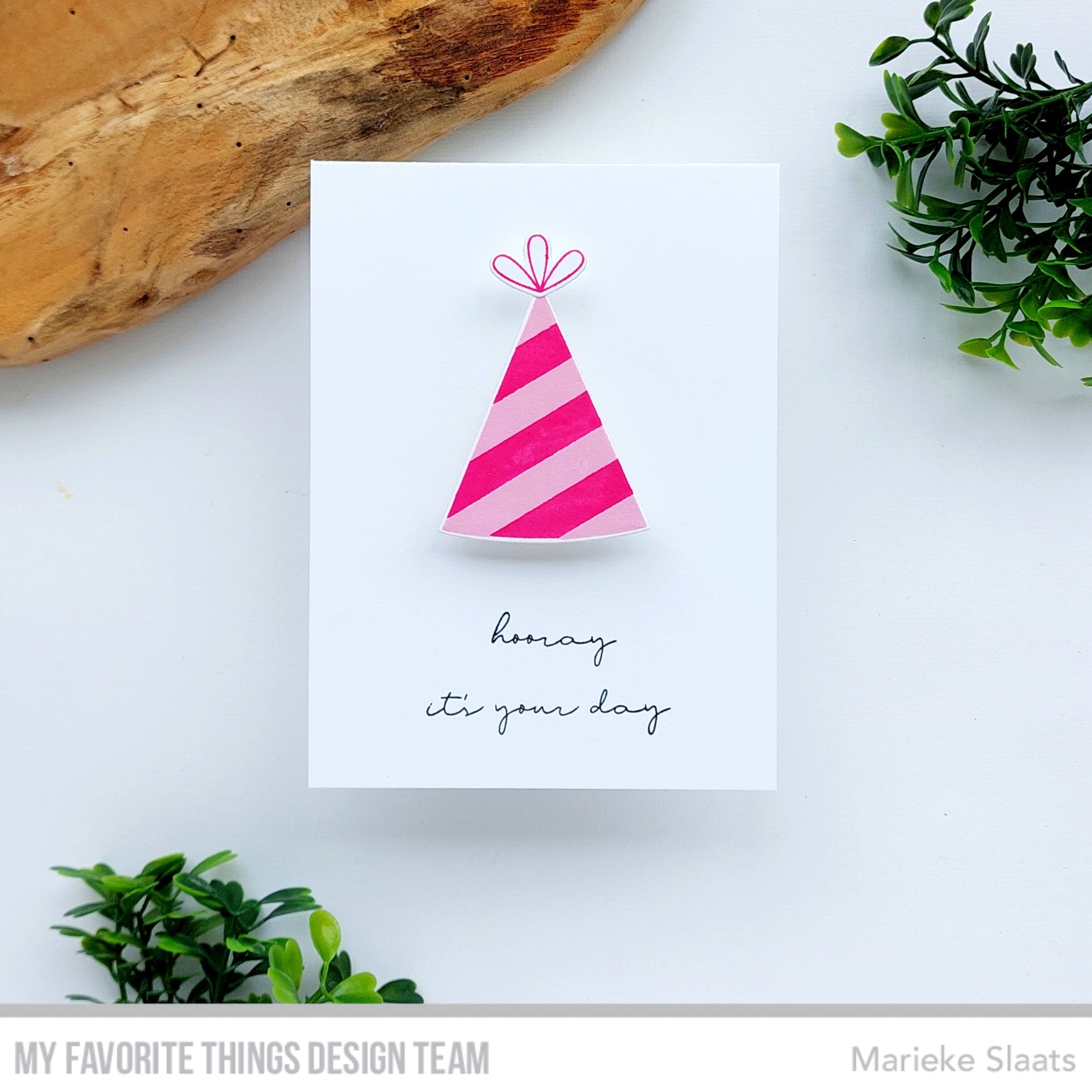 Handmade card from Marieke Slaats featuring products from My Favorite Things #mftstamps
