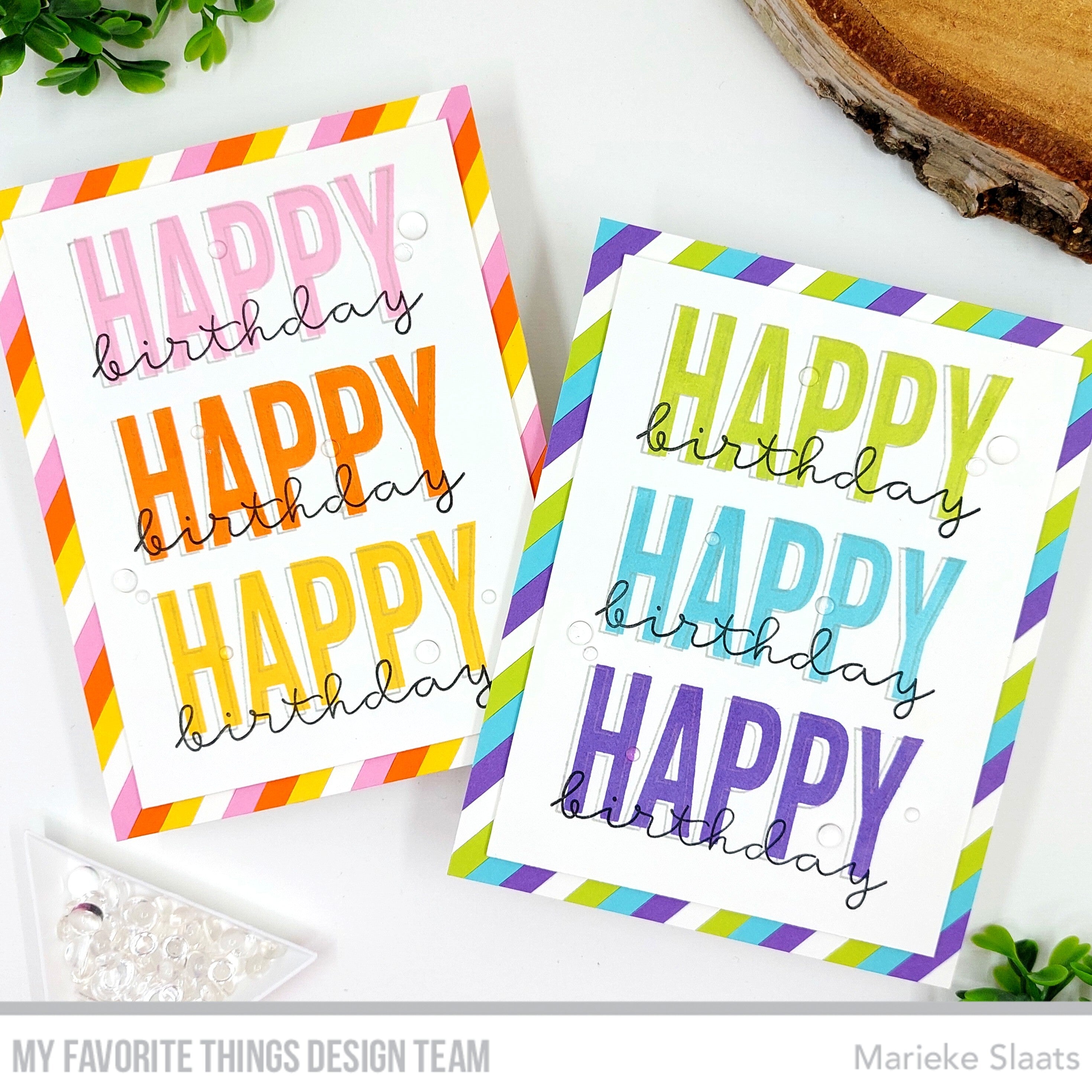 Handmade card from Marieke Slaats featuring products from My Favorite Thing #mftstamps