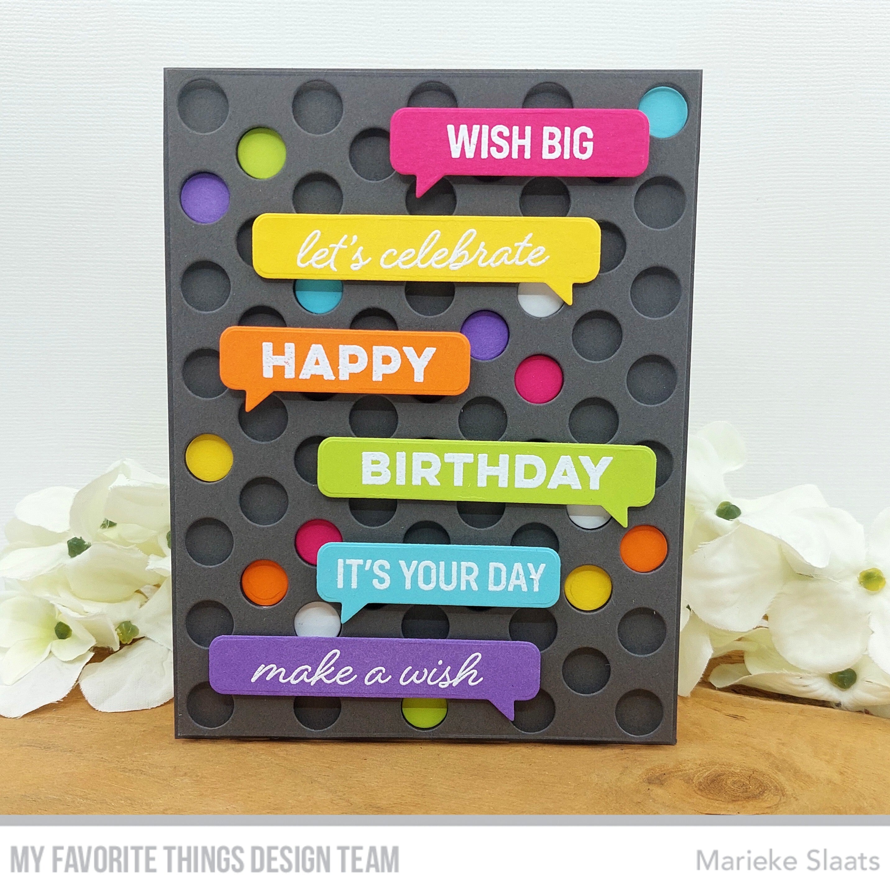 Handmade card from Marieke Slaats featuring products from My Favorite Things #mftstamps